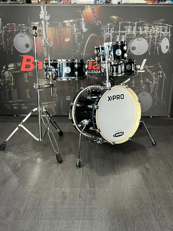Bateria Upper Compact X-Pro Cibanez 16 Blue Sparkle