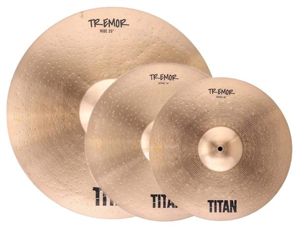 Kit de Pratos Titan Tremor TNK265 - Som Poderoso