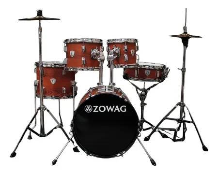Bateria Zowag Z1 Compacta Dark Wood 16/08/10/12/12 cx com