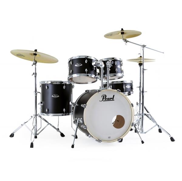 Bateria New Pearl Export Satin Shadow Black Jazz Series 18/10/12
