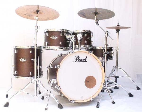 ラ・クレーム Bateria Pearl Export EXL Laqcuer Satin Brown 10/12/16/22 e 14cx