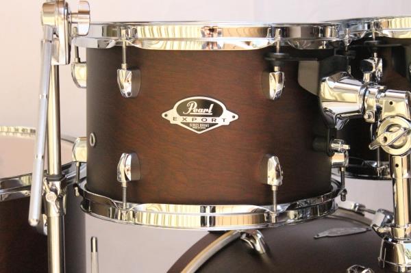 Bateria Pearl Export EXL Laqcuer Satin Brown 10/12/16/22 e 14cx