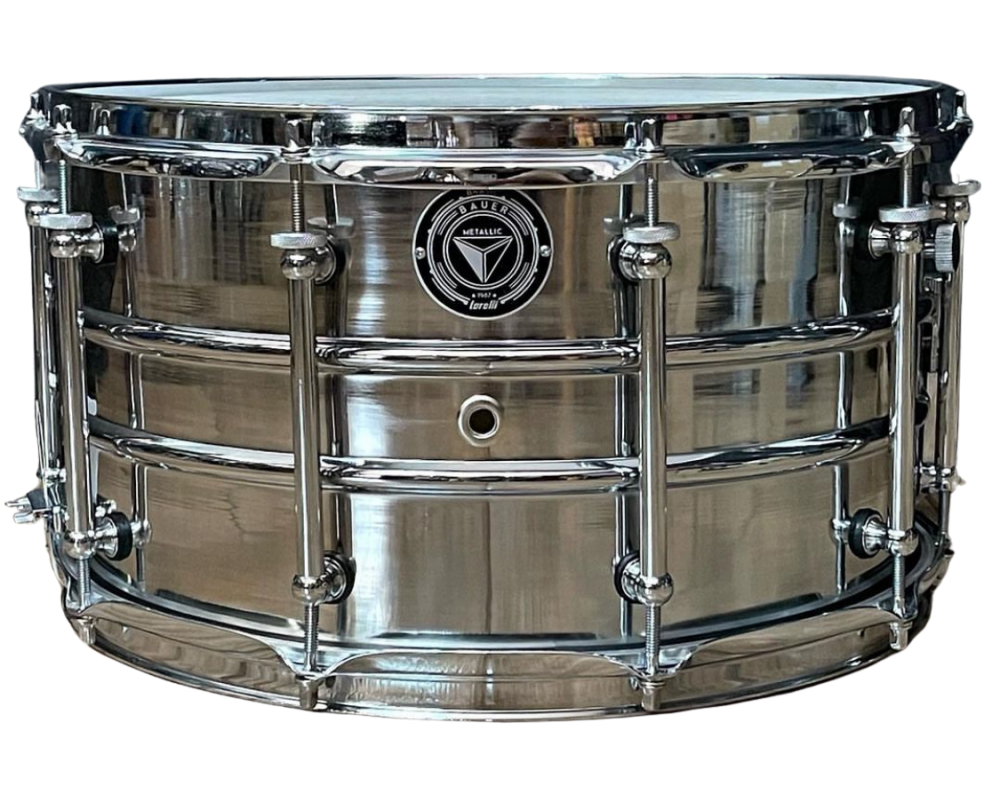 Caixa Bauer Steel 14x8 - Sonoridade Profissional