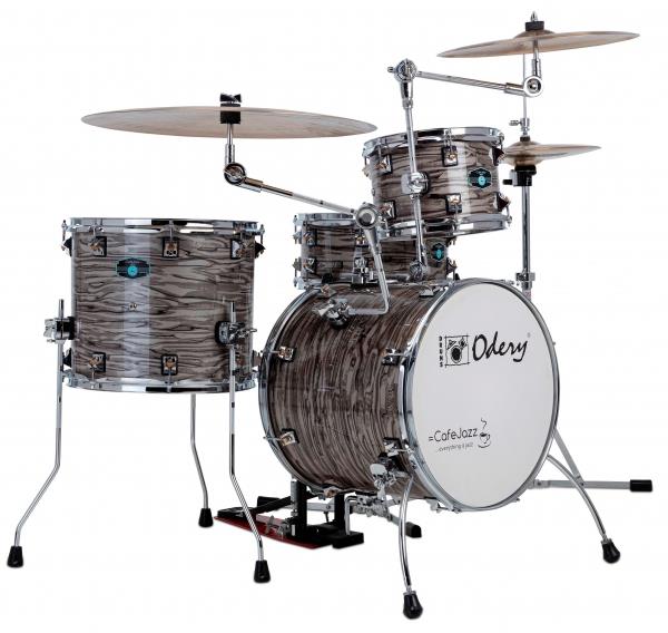 Lançamento Bateria Odery CafeJazz 18 Lunar Tiger Shell Pack :