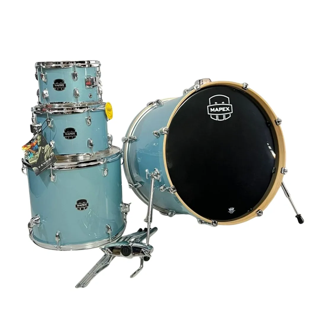 Bateria Mapex New Venus Aqua Blue somente tambores 22 10 12 16