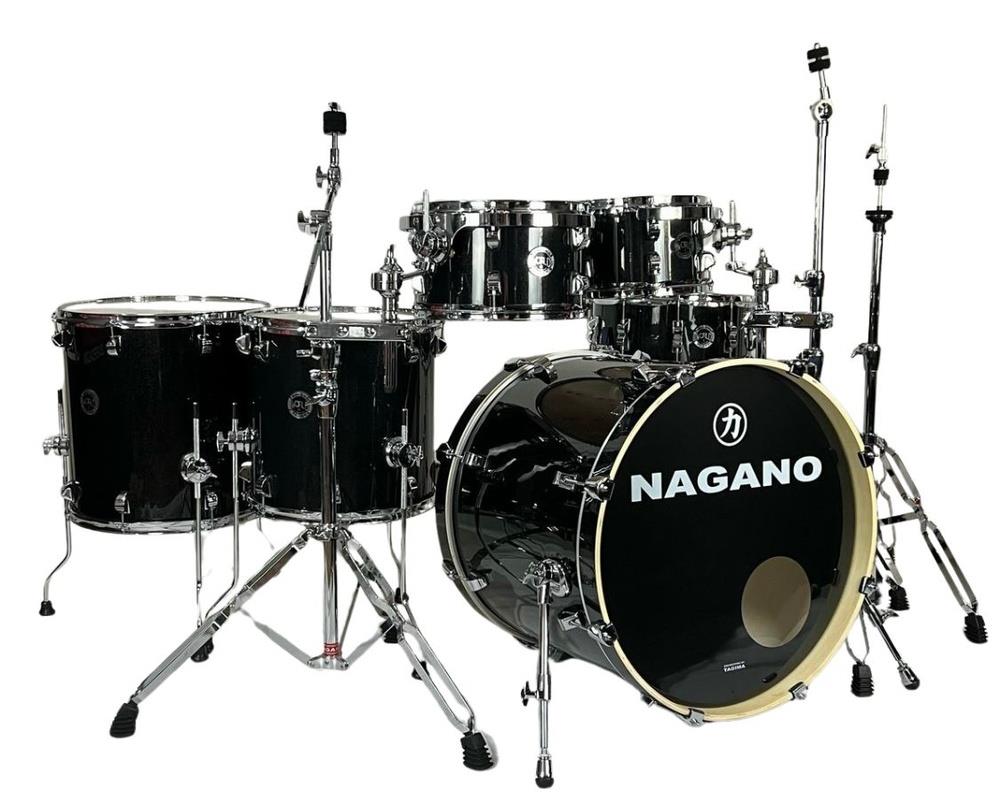 Bateria Nagano World Full Ebony Sparkle 22