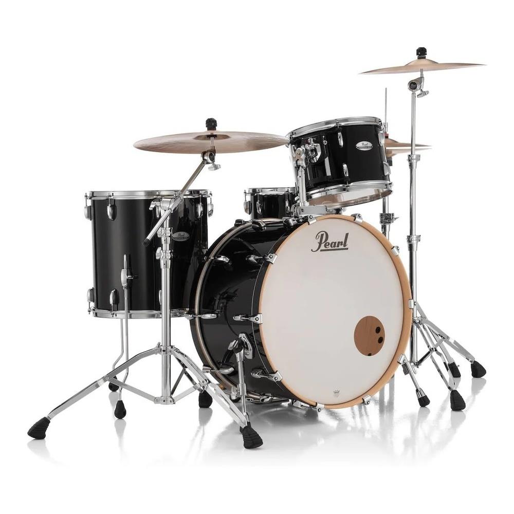 Bateria Pearl Decade Maple 18/12/14/14Cx Black Ice ( Somente