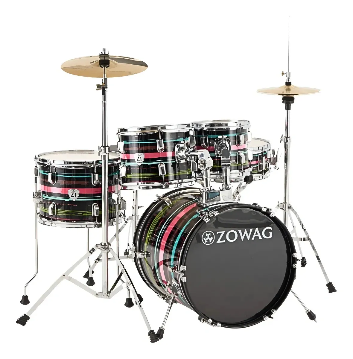 Bateria Zowag Z1 Compacta Black com Ferragens