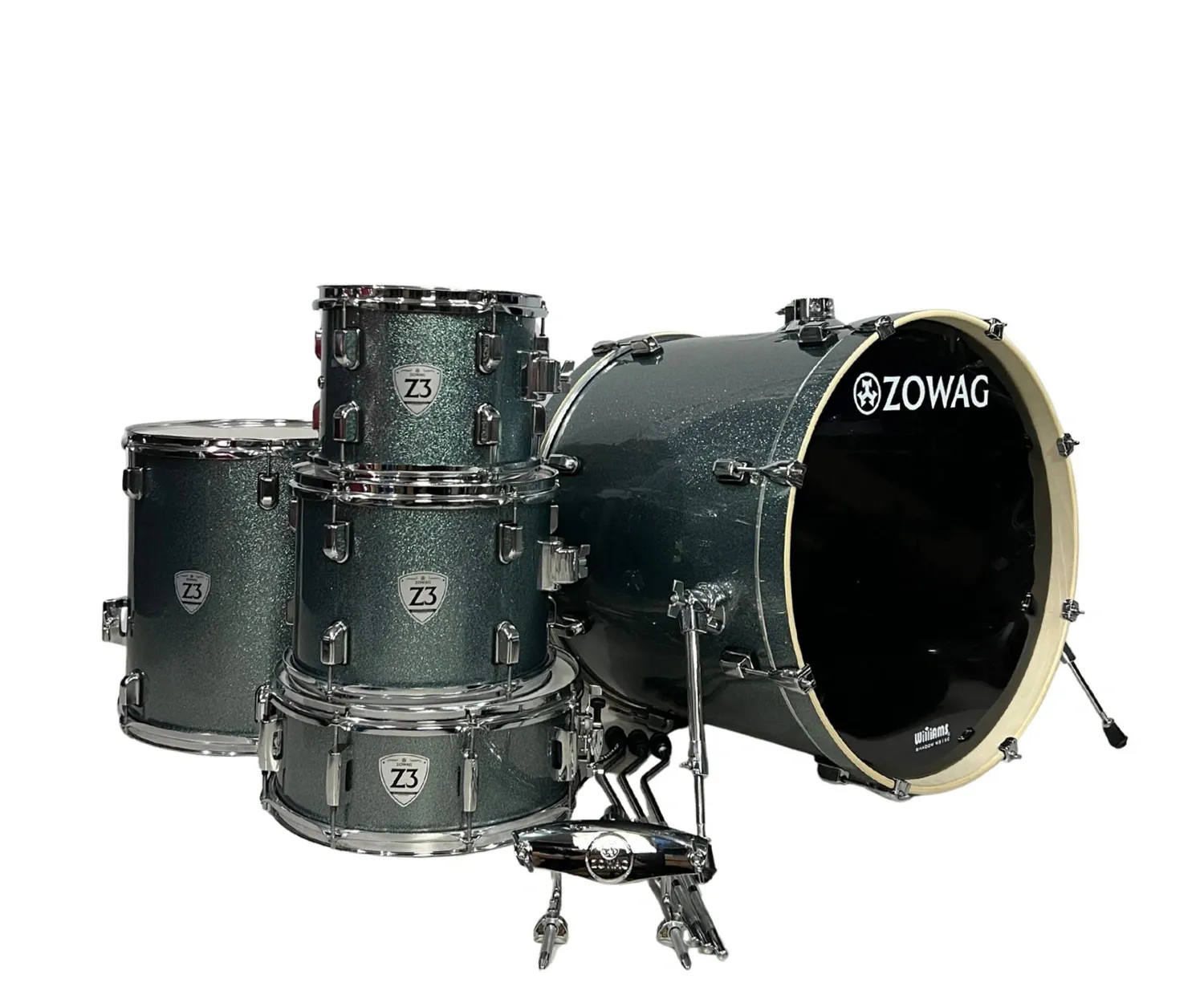 Bateria Zowag Z3 Blue Sparkle 22/10/12/16/14cx