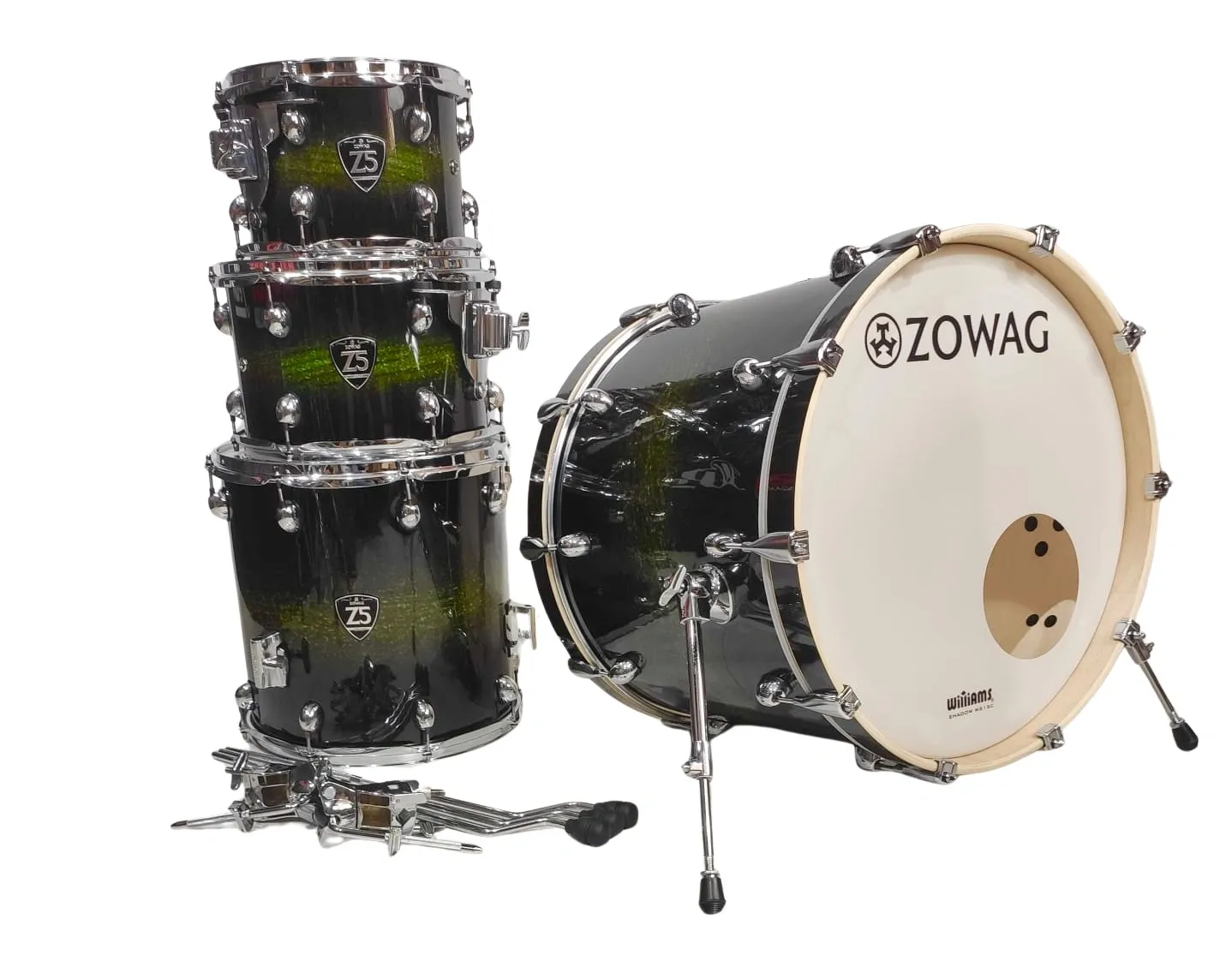 Bateria Zowag Z5 100% Birch Green Shell Pack Fusion 20/10/12/14