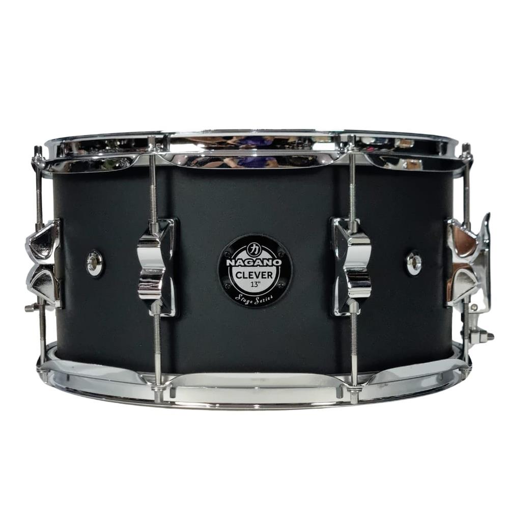 BUYEEページ 26cm Caixa Nagano Clever 13x7 Satin Black : Caixas de Baterias - Caixas