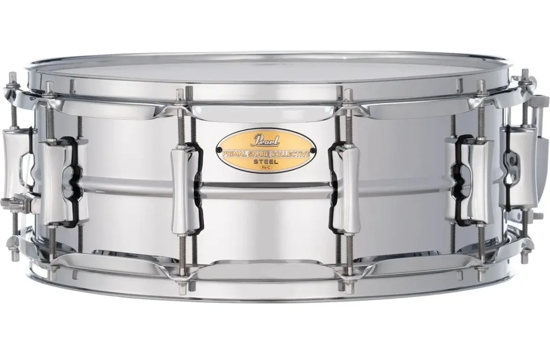 Caixa Pearl Primal Steel 14x5,5 - Som Agressivo