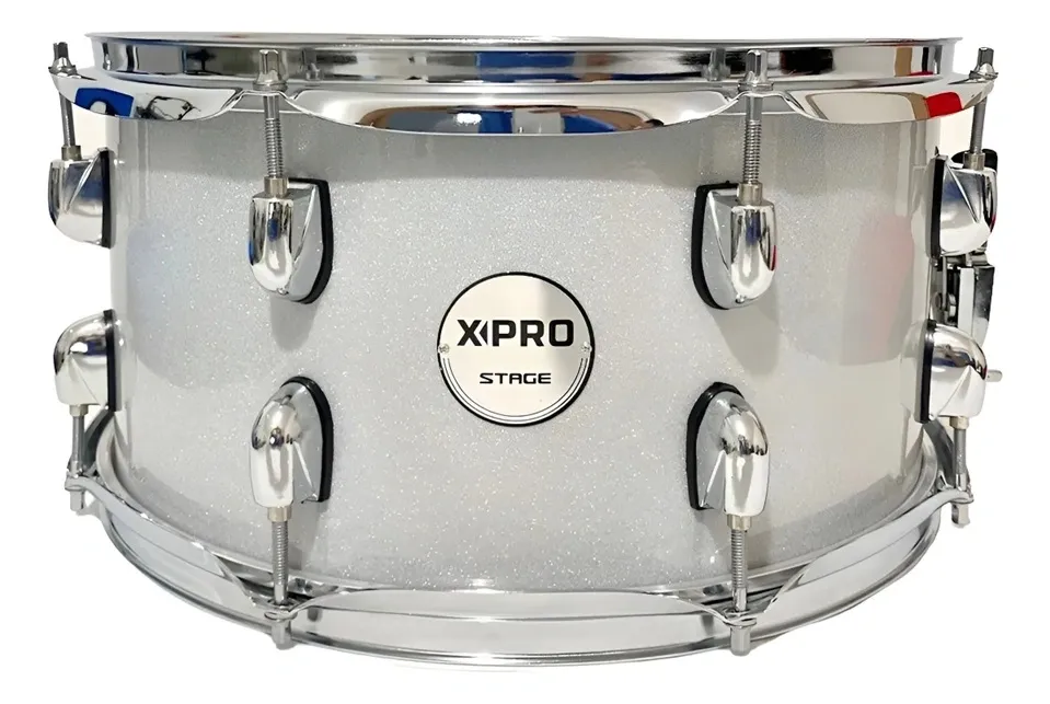 Caixa X PRO Silver Sparkle 14x7 com bag