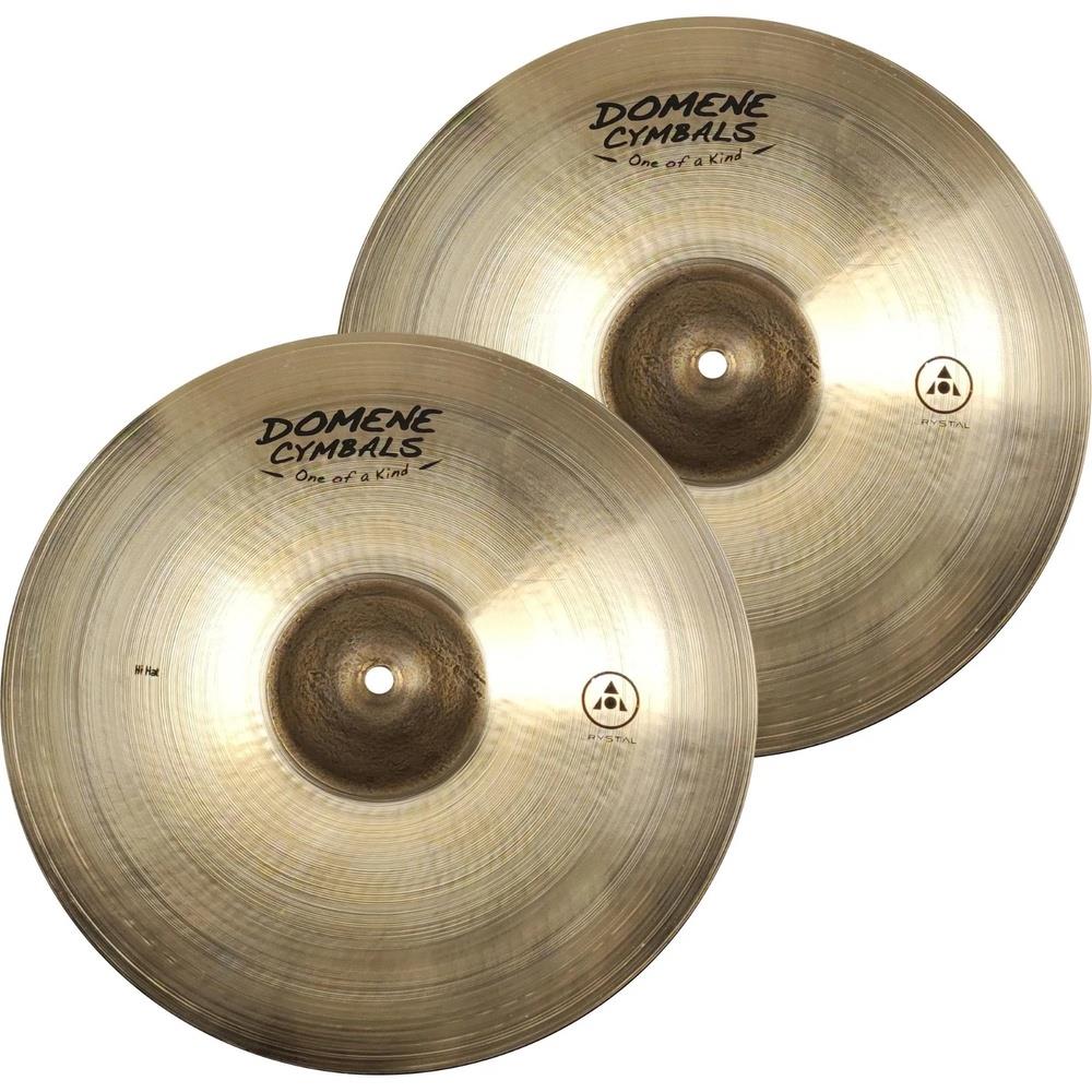 Hihat Chimbal Domene Cymbals Crystal 14