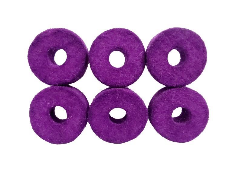Fereiro Roxo Kit de 06 Feltros Roxo Gorilla : Ferragens de Baterias - Peças de ...