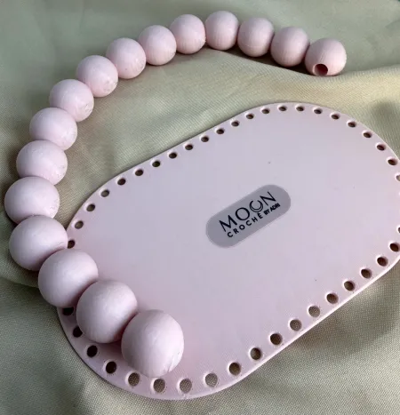 Alça Bolas para Bolsa de Crochê Personalizado em Polímero
