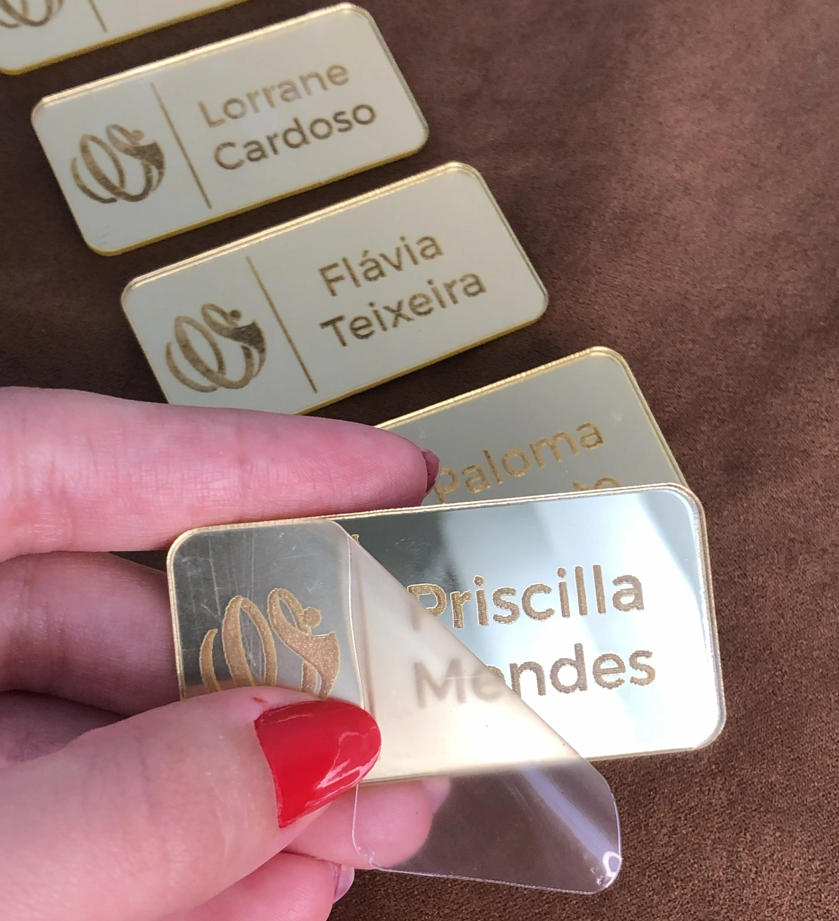 Broche Personalizado Acrílico 6x2cm