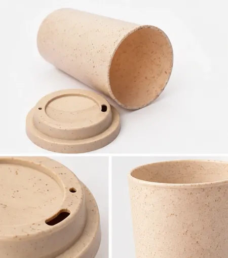 Copo Ecológico Personalizado em Fibra de Arroz 350ml