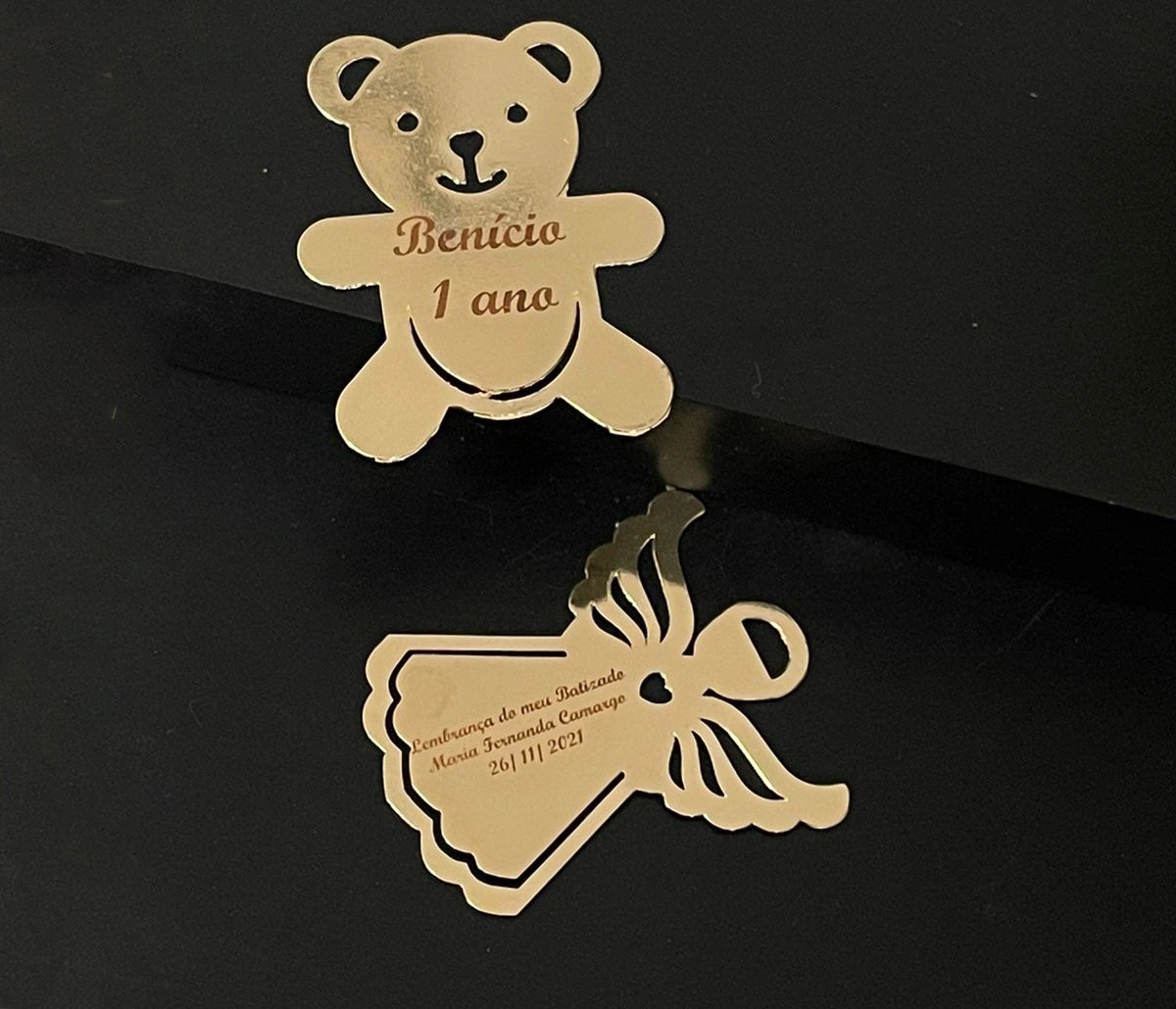Marca Página de Metal Urso Personalizado