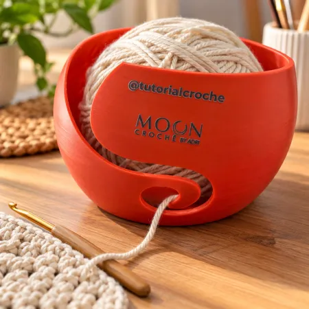 Porta Linha para Crochê Personalizado