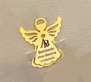 Marca Página de Metal Personalizado Anjo