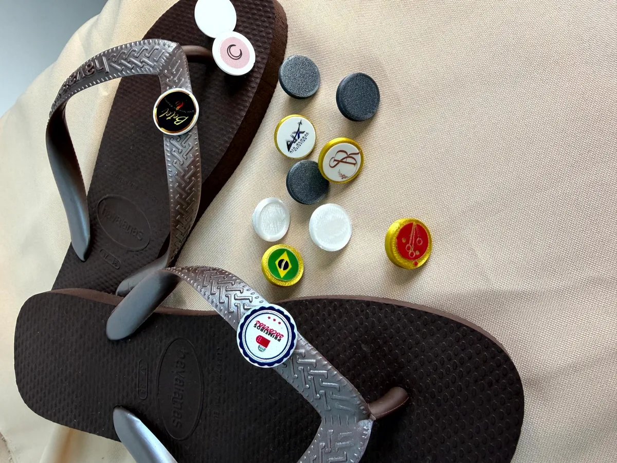 Pin para Chinelo Personalizado Polímero