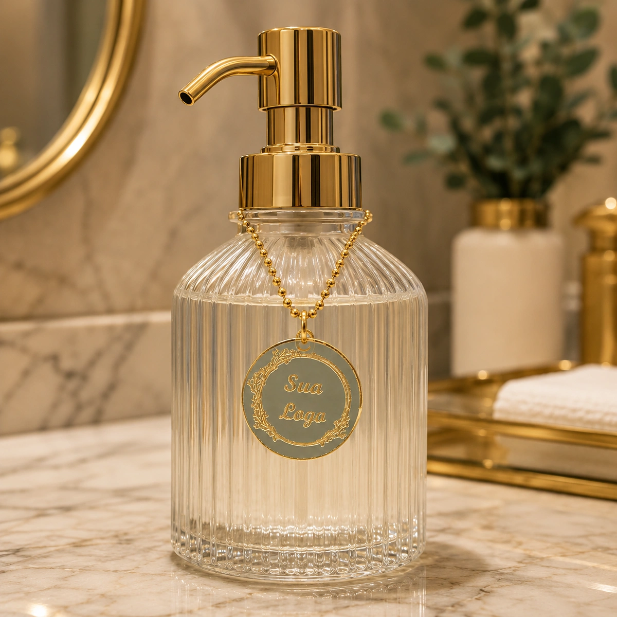 Pingente para Aromatizadores, Sabonetes e Kits Lavabo | Acrílico