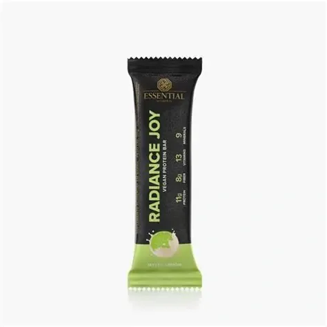 Barra Protein Radiance Joy Vegan Limao Siciliano C/ Chocolate Branco Essential 50g