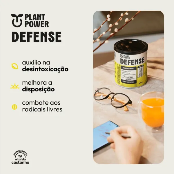 Defense Limão com Gengibre Plant Power 270g : SUPLEMENTOS - Outros