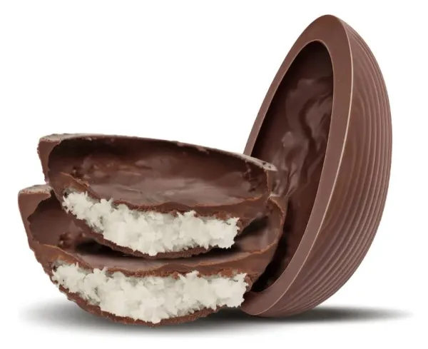 Ovo de Páscoa Vegano Chocoduo Coco Veganutris 200g refrig. : Ovo