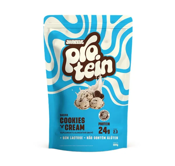 Proteina Vegetal Sabor Cookies N Cream Jhamal 504g : SUPLEMENTOS