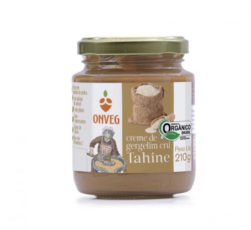 Pasta de Amendoim e Tahine Orgânica Onveg 210g - Só Orgânicos