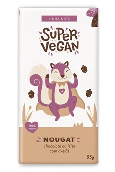 Barra De Chocolate Nougat Super Vegan 95g