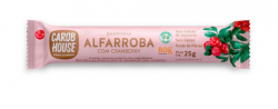 Barrinha de Alfarroba com Cranberry Carob House 25g