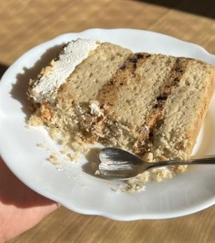 Bolo Vegano de Nozes com Doce de Leite e Ameixa Babilonia Vegan 200g refrig.