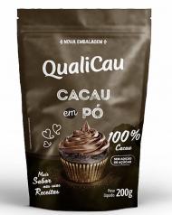 Cacau Em Pó Alcalino 100% Qualicoco 200g