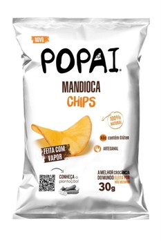 Chips De Mandioca Sabor Original Popai 30g