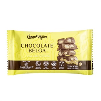 Chocolate Belga com Amendoim Cacau Vegan 30g