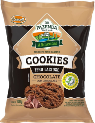 Cookies Vegano Chocolate Com Gotas Da Fazenda 100g : ALIMENTOS