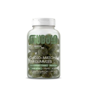 Coq10 + Matcha Em Gummies Sabor Matcha Guday 60 Gomas