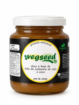 Doce De Leite De Coco E Castanha Vegseed 230g