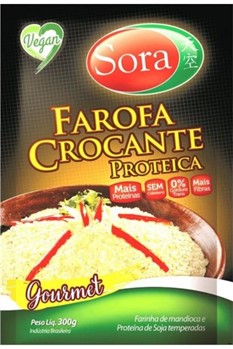 Farofa Crocante Proteica Gourmet Sora 300g