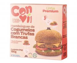 Hamburguer De Cogumelos Com Trufas Brancas Convi 180g