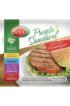 Hambúrguer Vegetal Pronto E Saudável Sora 200g