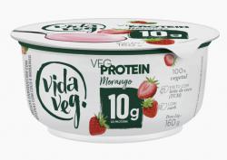 Iogurte Vegprotein Morango Vida Veg 160g refrig.