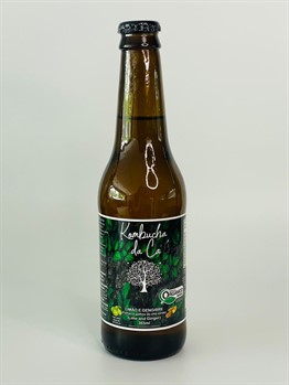 Kombucha Orgânica Limão e Gengibre Kombucha da Cá 365ml refrig.