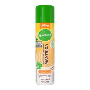 Óleo de Coco Sabor Manteiga em Spray Qualicoco 100ml