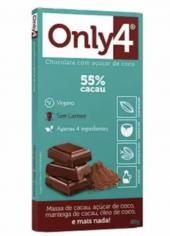 Barra de Chocolate 55% Cacau Only4 70g