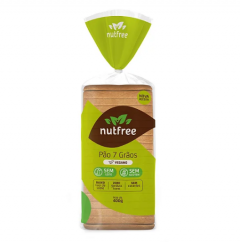 Pão 7 Graos Sem Gluten Nutfree 400g refrig.