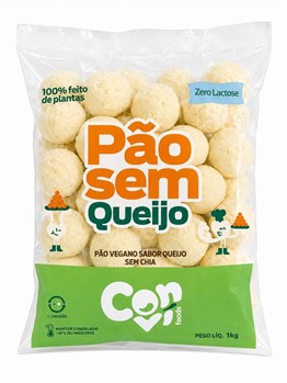 Pão De Queijo Vegano Convi 1Kg refrig.